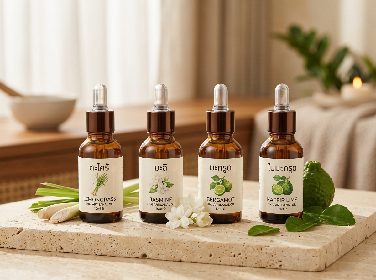 Pure Botanical Essential Oils - น้ำมันหอมระเหยบริสุทธิ์ 100%
