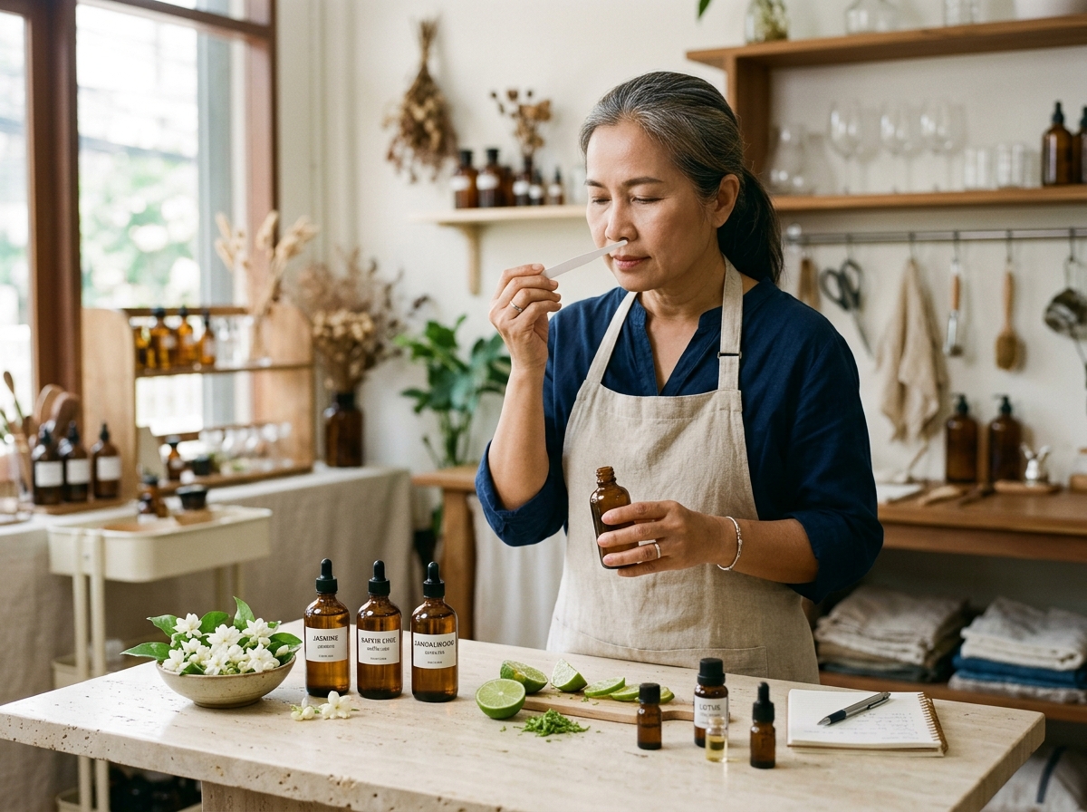 ขั้นตอนที่ 6: ตรวจสอบมาตรฐานกลิ่นหอม